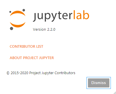 JupyterLab最新バージョン2.2.0