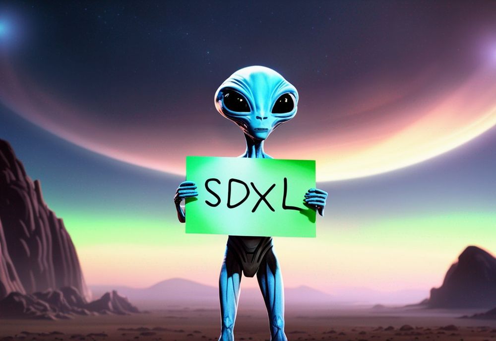 Stable Diffusion XL(SDXL)による画像への文字入れ