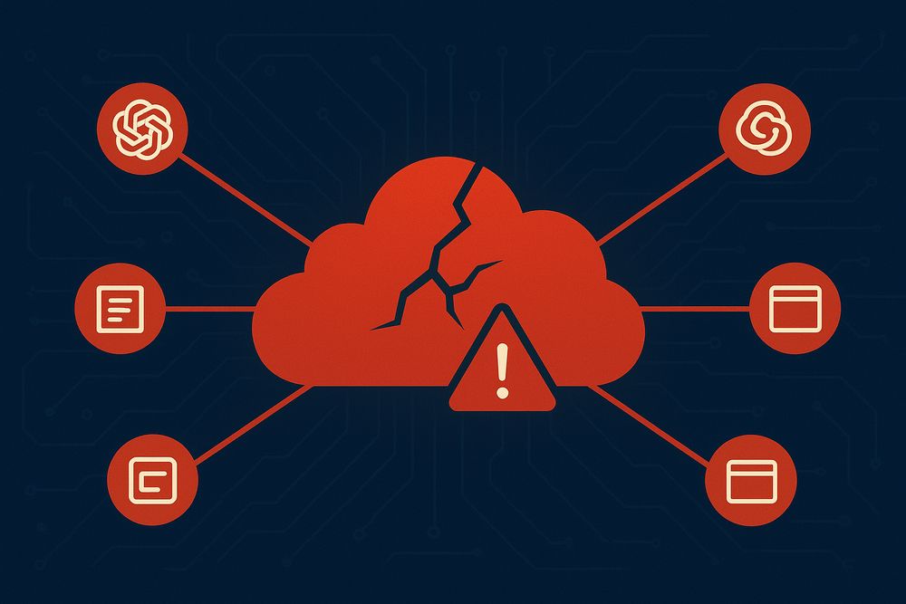 ChatGPT、Claude同時停止の衝撃：たった1社の障害でネットが崩壊した日